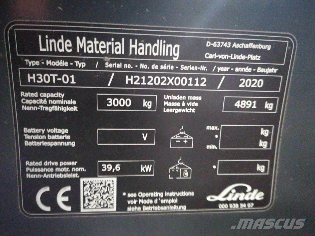 Linde H30T-01 LPG trucks