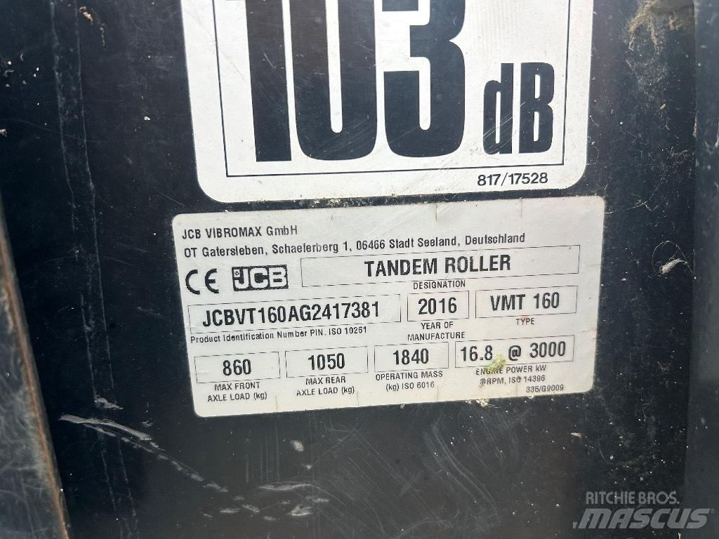 JCB VMT160-80 Twin drum rollers