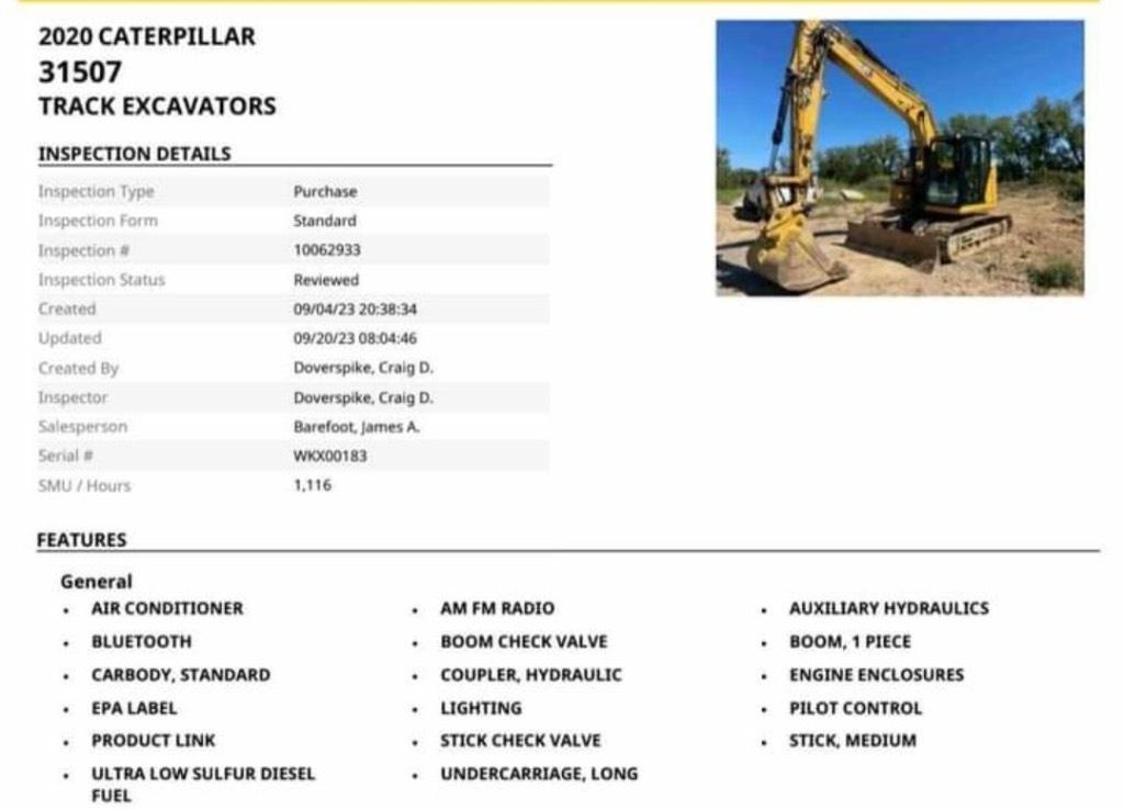 CAT 315 Crawler Excavators