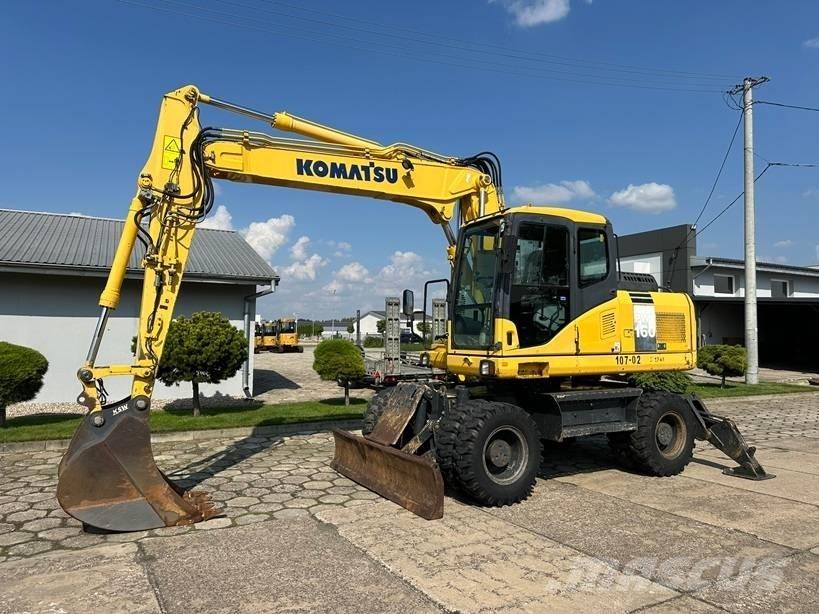 Komatsu PW 160-7E0 Wheeled Excavators