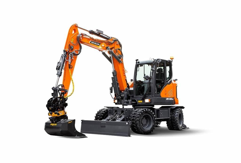 Develon DX100W-7 Wheeled Excavators