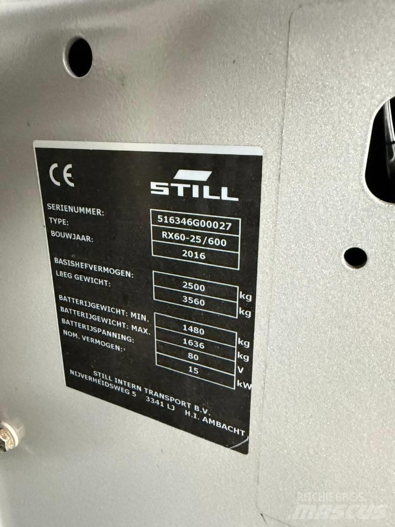 Still RX60-25 Electric Forklifts