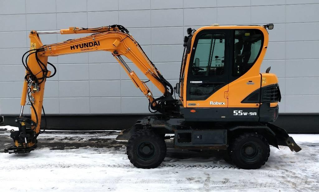 Hyundai 55W-9a Wheeled Excavators
