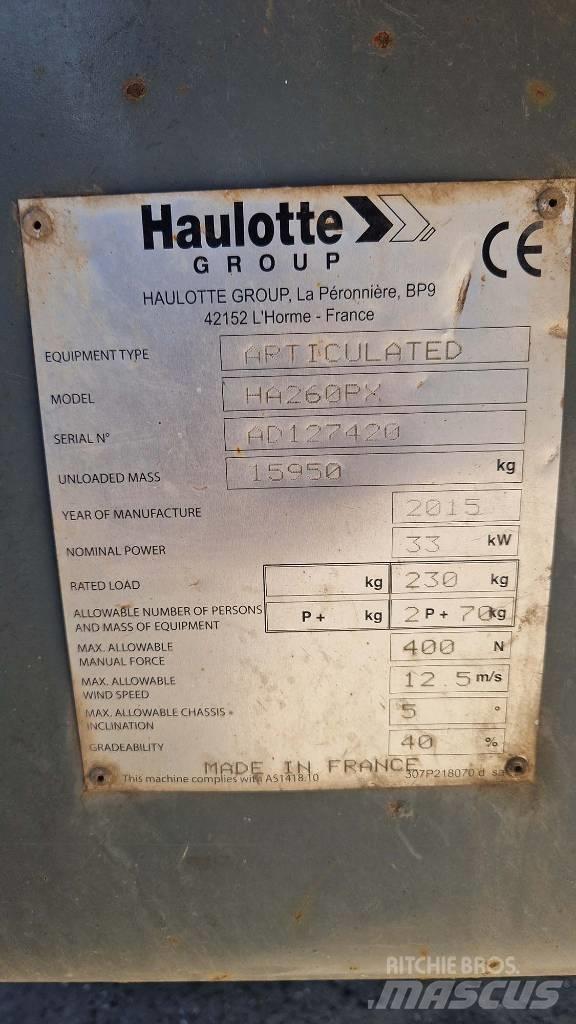 Haulotte HA 260 PX Articulated boom lifts