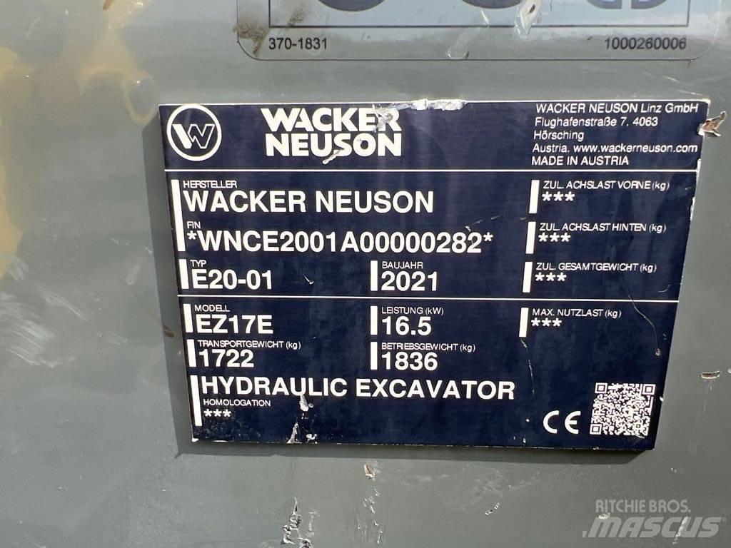 Wacker Neuson EZ17e Crawler Excavators