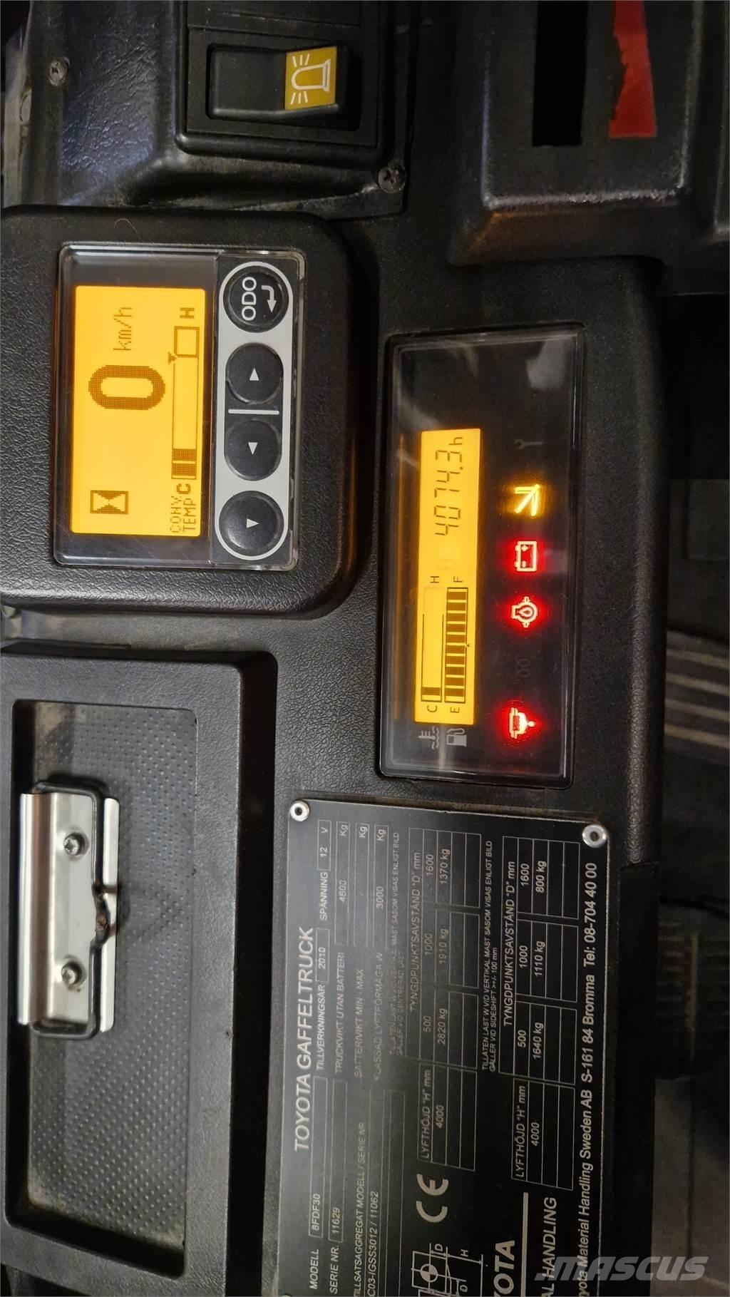 Toyota 8FDF30 Diesel Forklifts