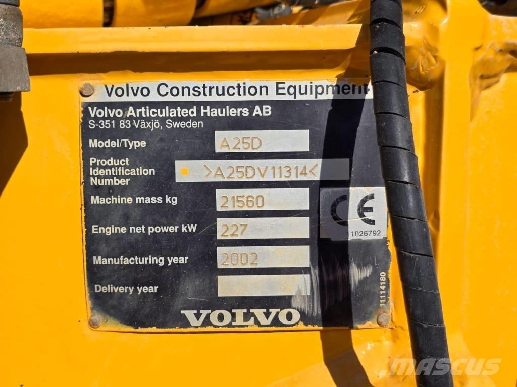 Volvo A25 D Site Dumpers