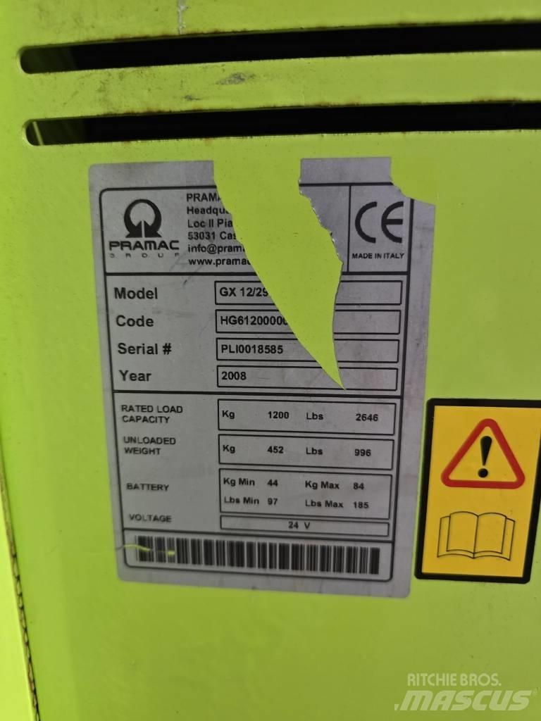 Pramac GX 12/29 Pedestrian stacker