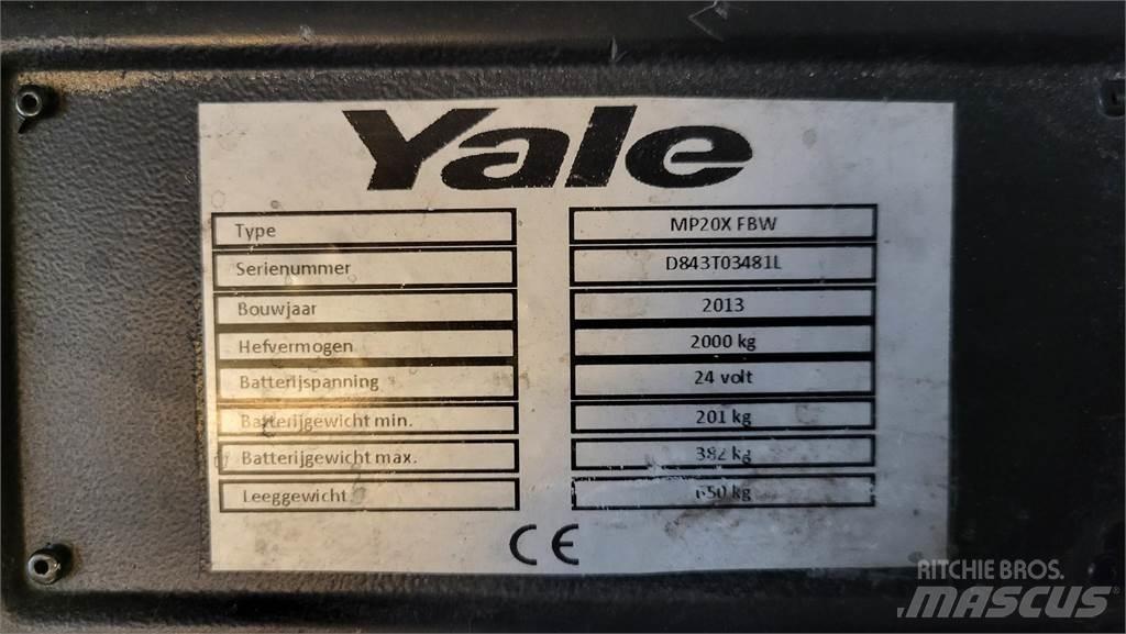 Yale MP20X 2013 Low lifter