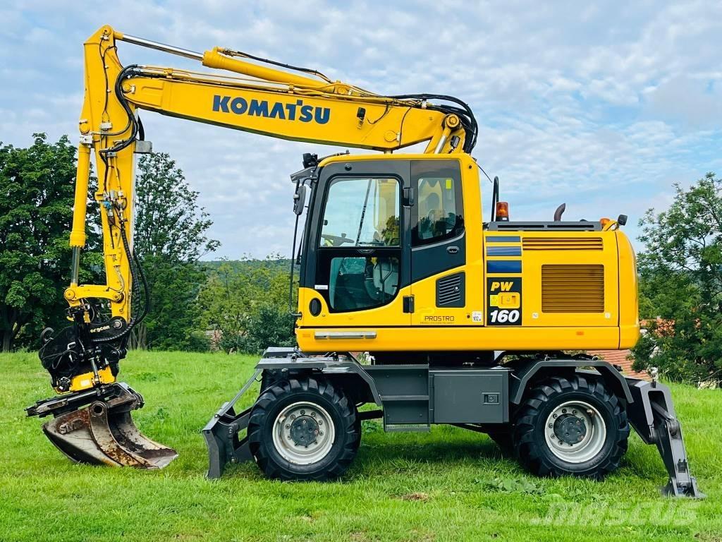 Komatsu PW 160 - 10 Wheeled Excavators