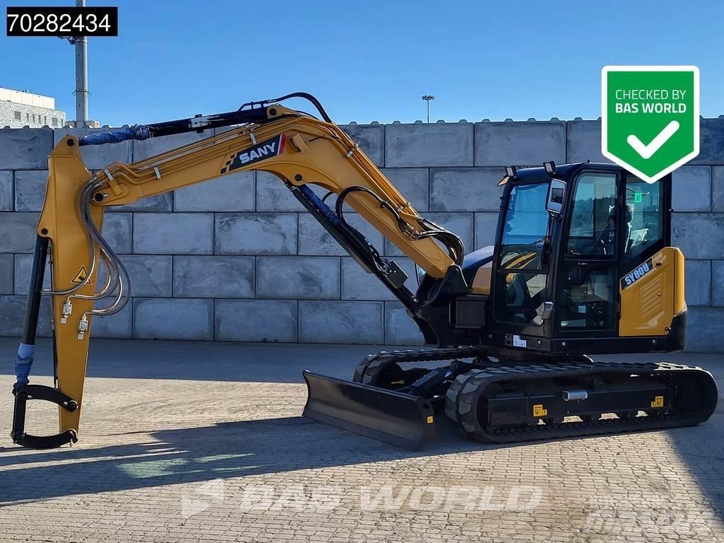 Sany SY80 U A/C Mini Excavators <7t (Mini Diggers)