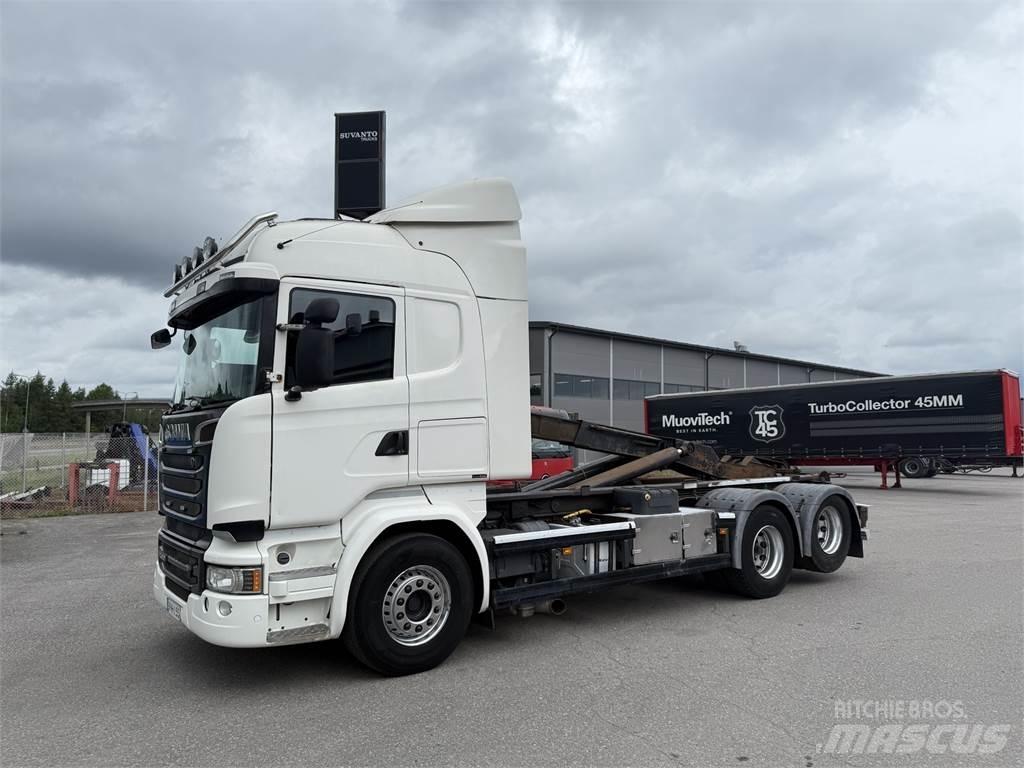 Scania R 520 6X2 Hook lift trucks