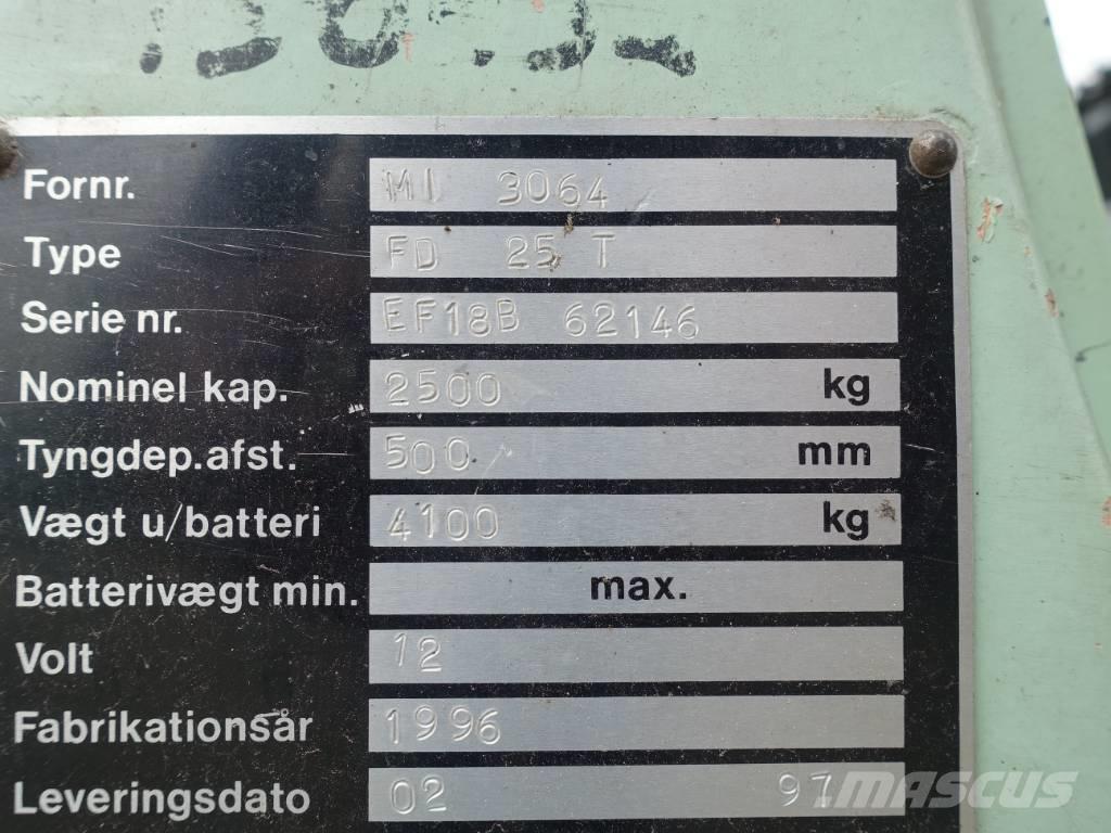 Mitsubishi FD 25 T Diesel Forklifts