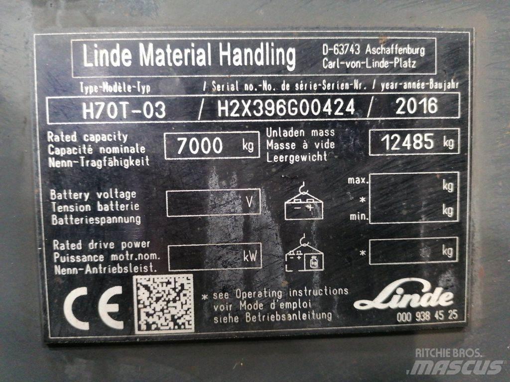 Linde H70T-01 LPG trucks