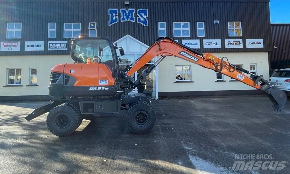 Doosan Dx57W-7 Wheeled Excavators