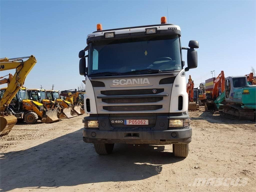 Scania G480 8x4 Skip loader trucks