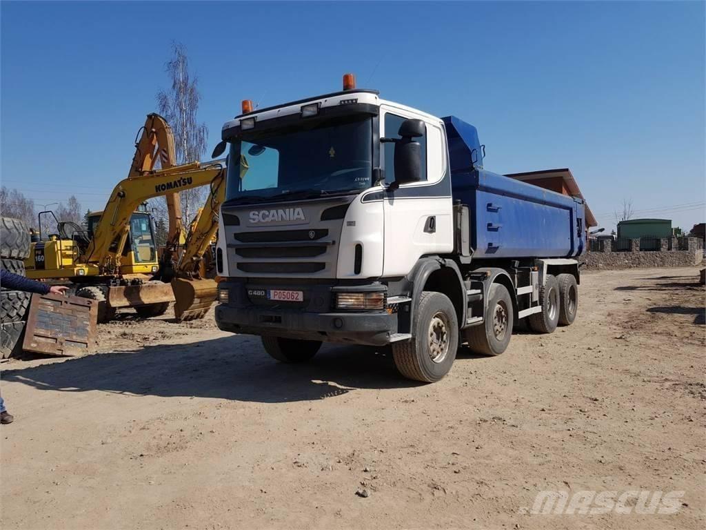 Scania G480 8x4 Skip loader trucks