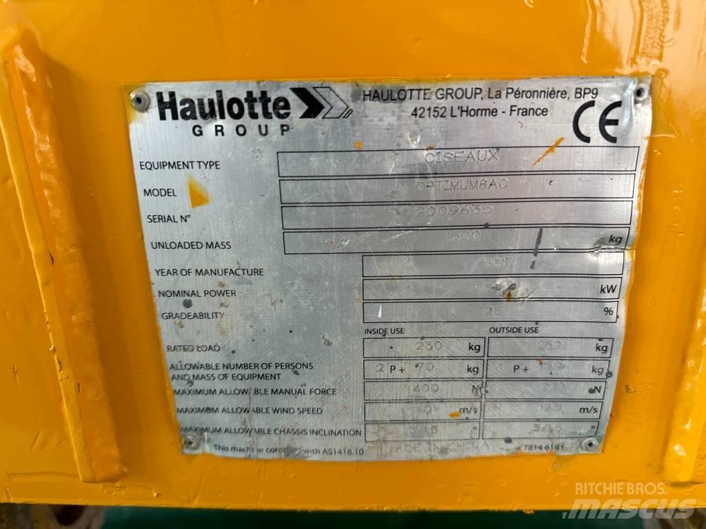 Haulotte OPTIMUM 8 Scissor Lifts