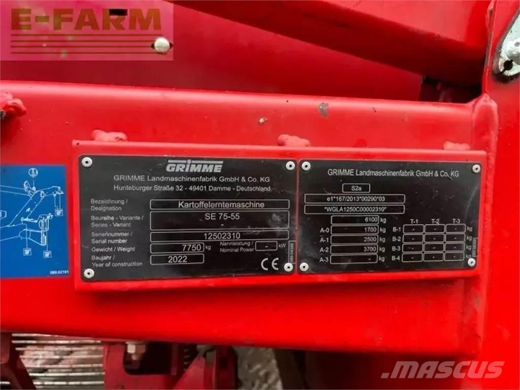 Grimme se 75-55 sb Potato Equipment - Others