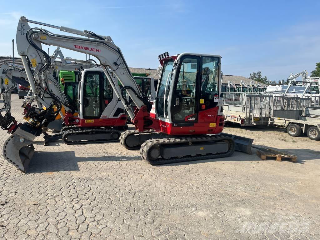 Takeuchi TB 260 Mini Excavators <7t (Mini Diggers)