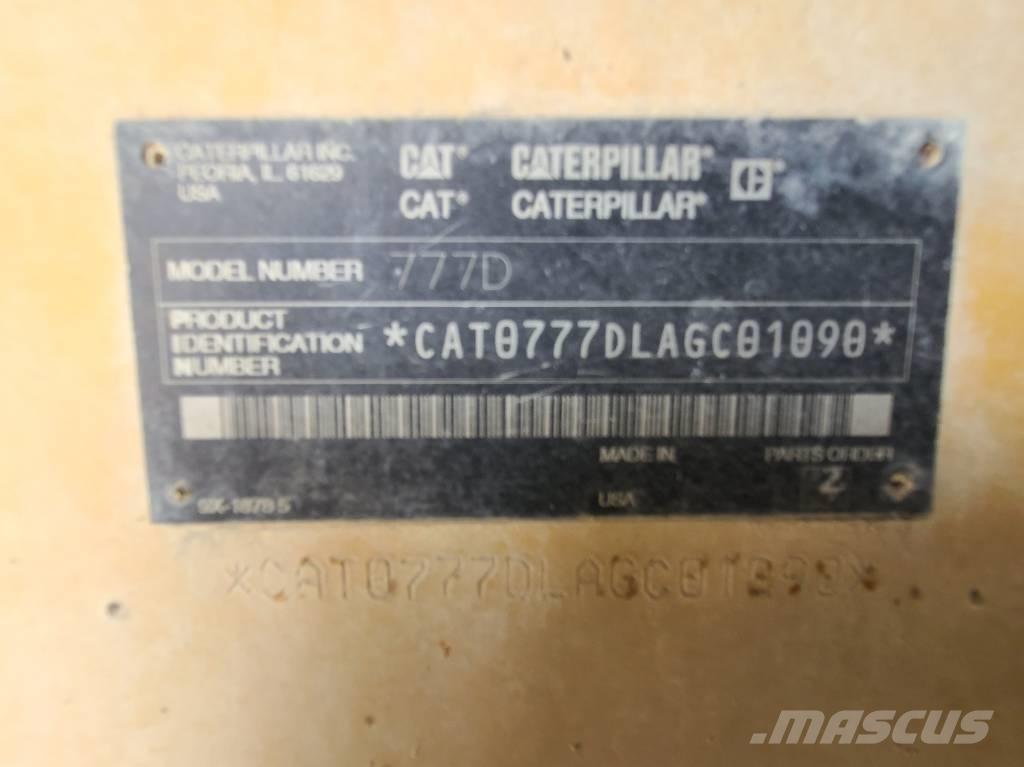 CAT 777D Articulated Dump Trucks (ADTs)