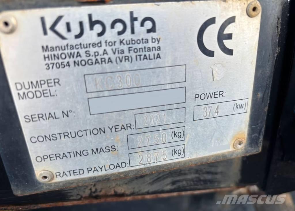 Kubota KC 300 HR-5 Other loading and digging and accessories