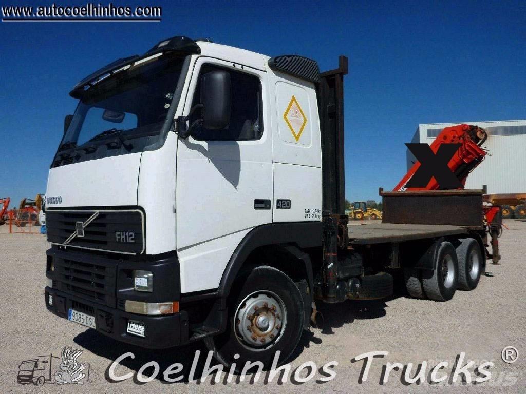 Volvo FH12 420 6x4 Flatbed Trucks
