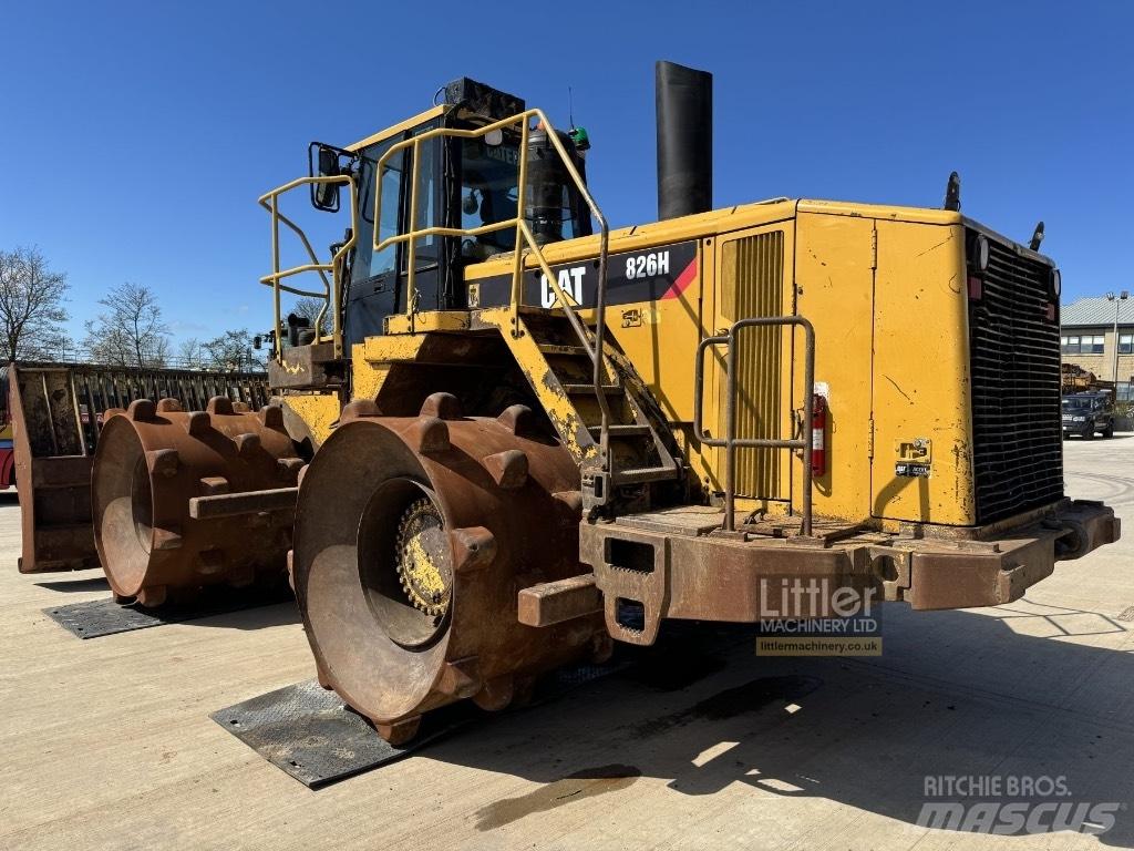 CAT 826H Landfill compactors