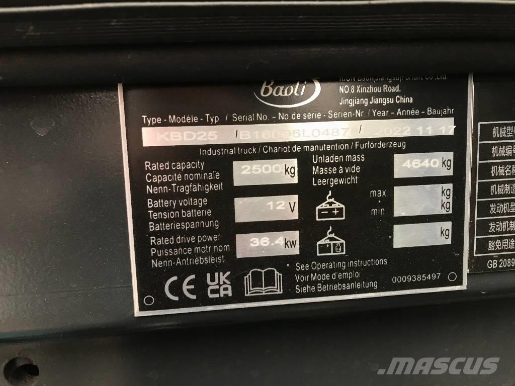 Baoli KBD 25 Diesel Forklifts