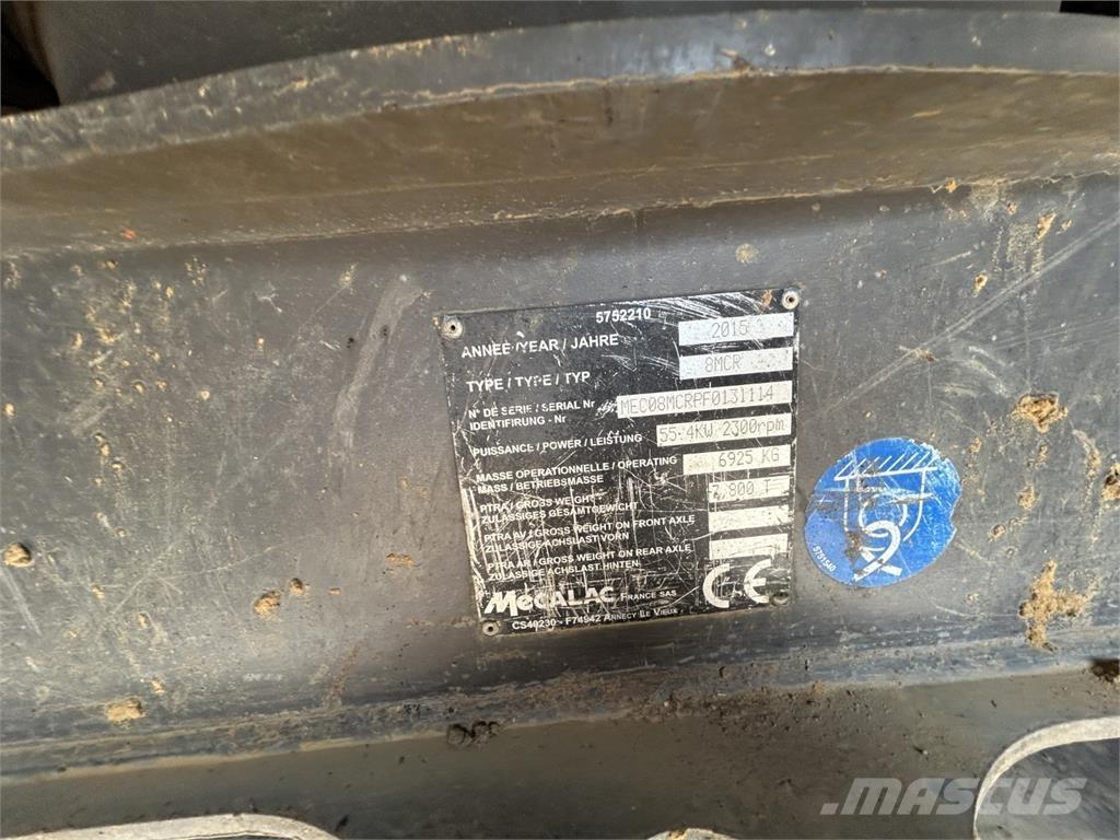 Mecalac 8MCR Mini excavators  7t - 12t