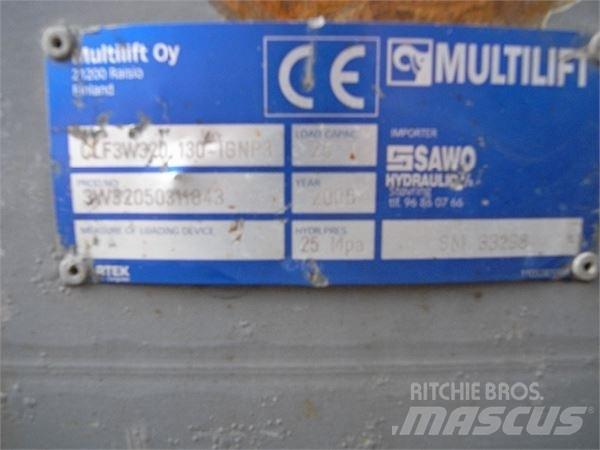  Sawo 3-vejs Flatbed Trailers