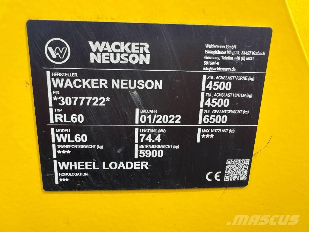 Wacker Neuson WL60 Wheel Loaders