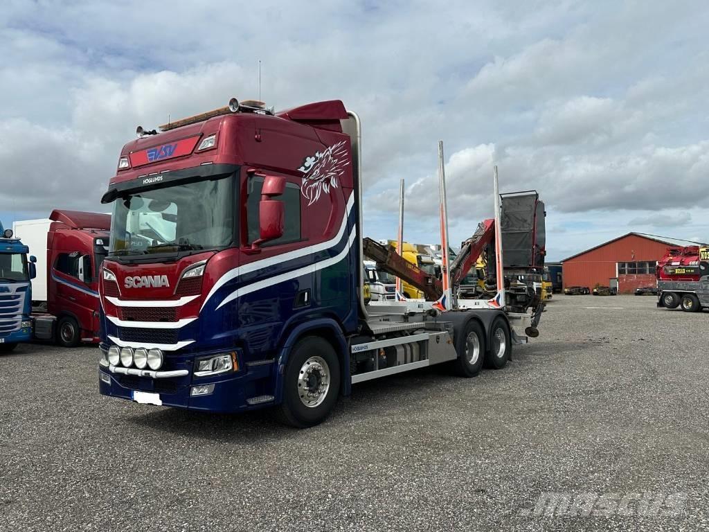 Scania R650B 6X4 NB Log trucks