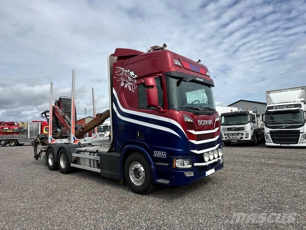 Scania R650B 6X4 NB Log trucks