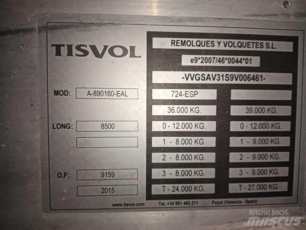  Tisvol A-890160-EAL Grain / Hopper / Tipper Trailers