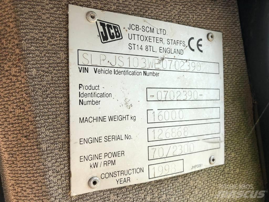 JCB JS 103 FOR PARTS Crawler Excavators