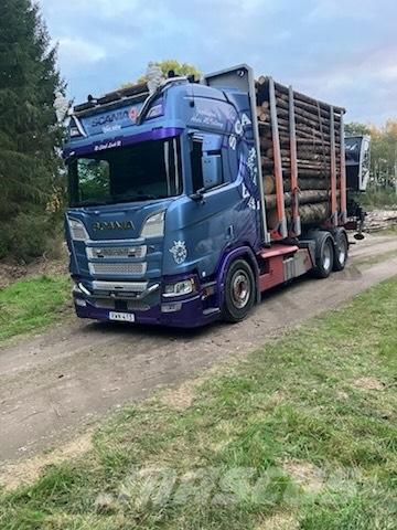 Scania R650B6X4NB Log trucks