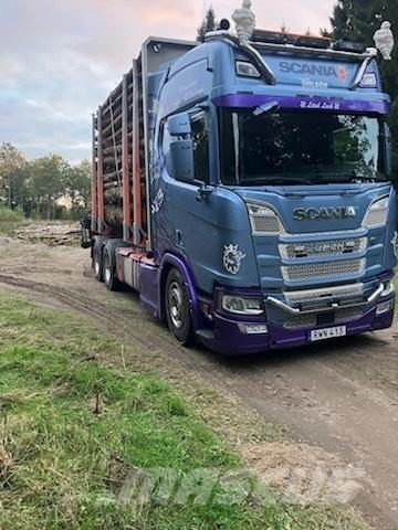 Scania R650B6X4NB Log trucks