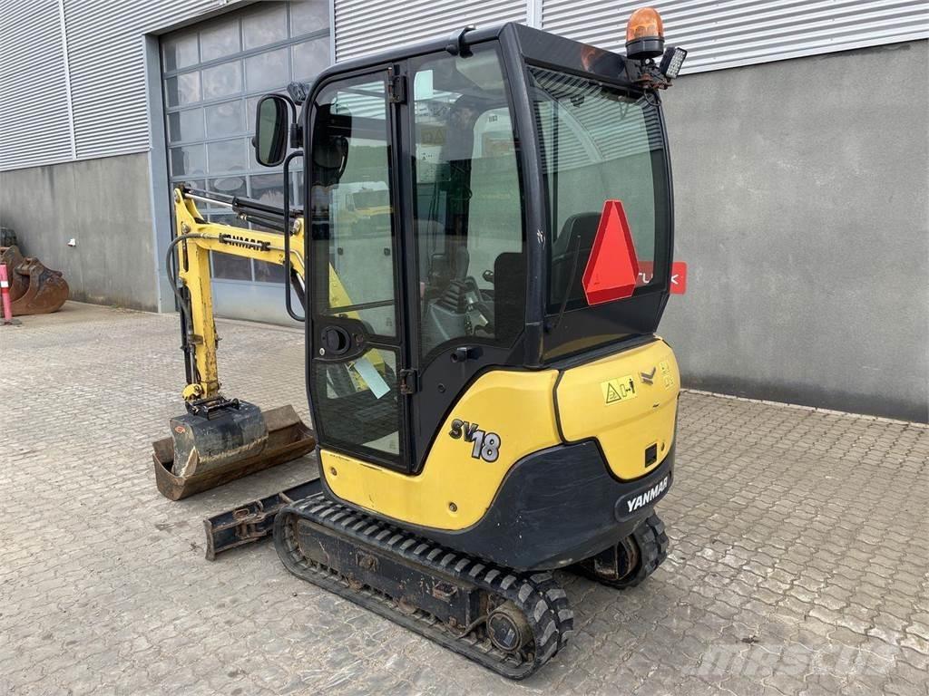 Yanmar SV18 Wheeled Excavators