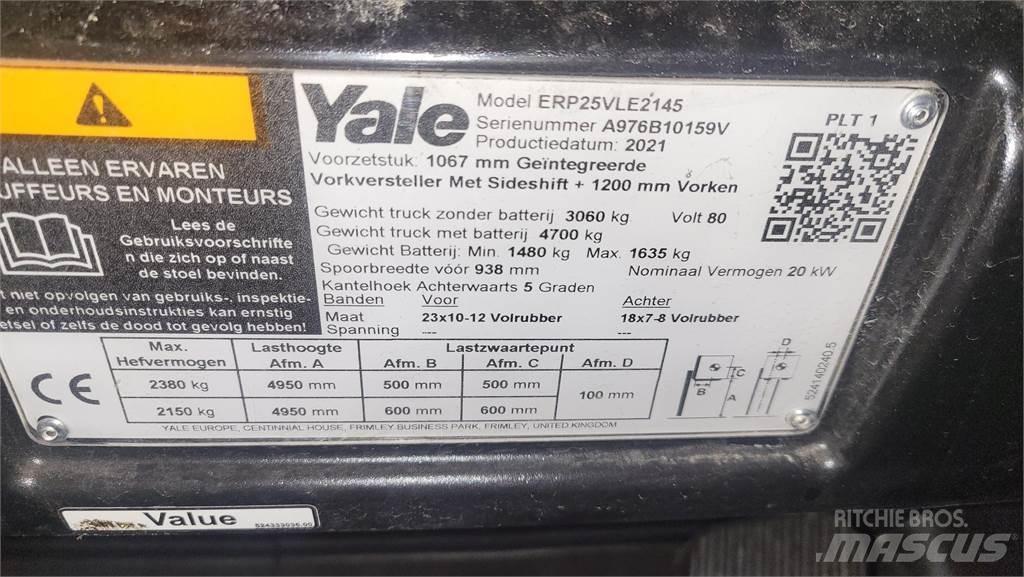 Yale ERP25VL 2021 Electric Forklifts