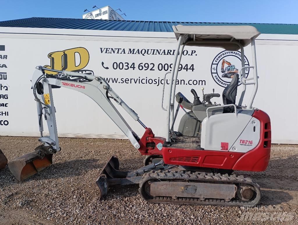 Takeuchi TB 216 Mini Excavators <7t (Mini Diggers)