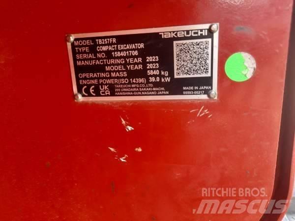 Takeuchi TB 257 FR Mini Excavators <7t (Mini Diggers)