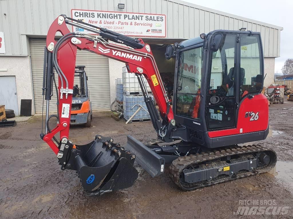 Yanmar SV26 Mini Excavators <7t (Mini Diggers)