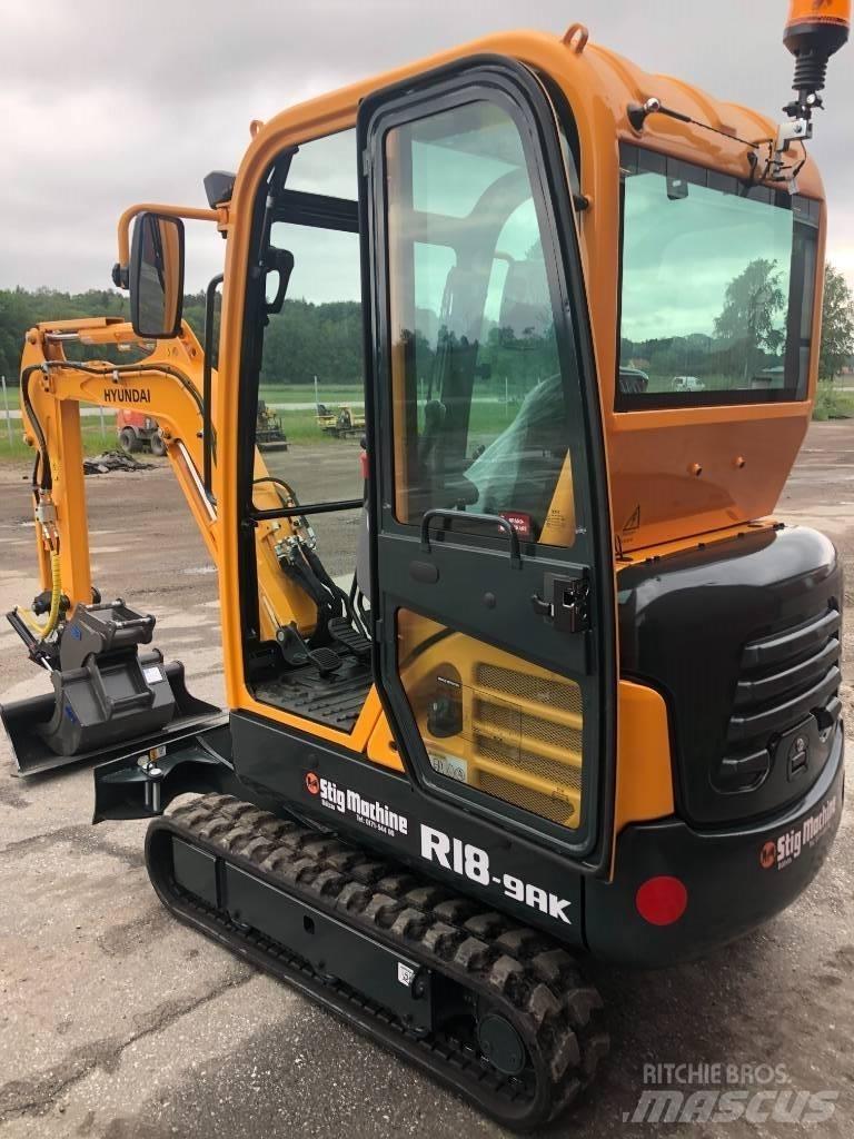 Hyundai R18 - 9AK Mini Excavators <7t (Mini Diggers)