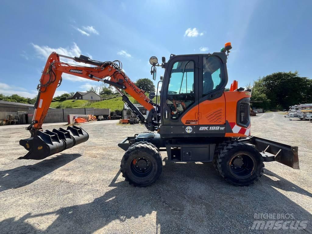 Develon DX 100 W-7 Wheeled Excavators