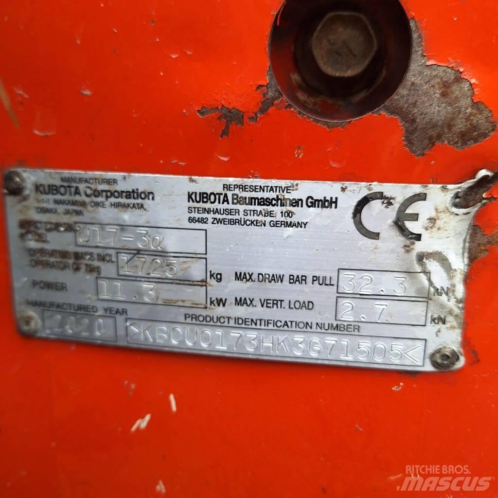 Kubota U 17-3 Mini Excavators <7t (Mini Diggers)