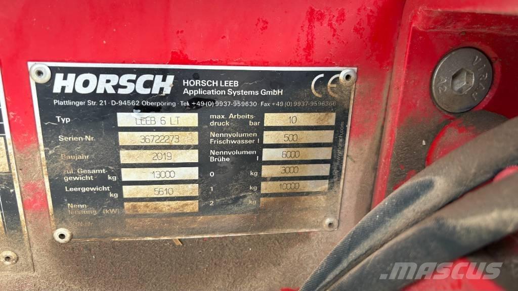 Horsch Leeb 6 LT Trailed sprayers