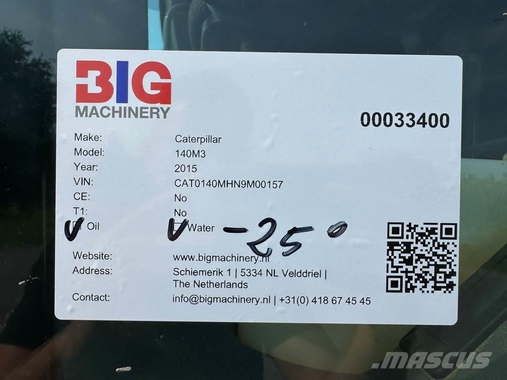 CAT 140M3 Motor Graders