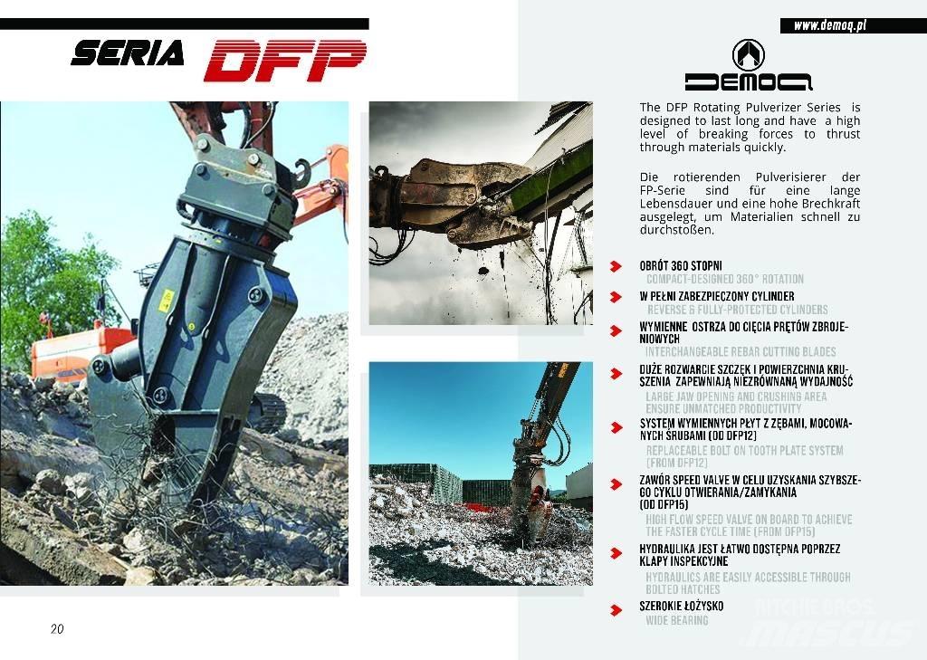 DEMOQ DFP18 Pulveriser  (Demolition Crusher ) 