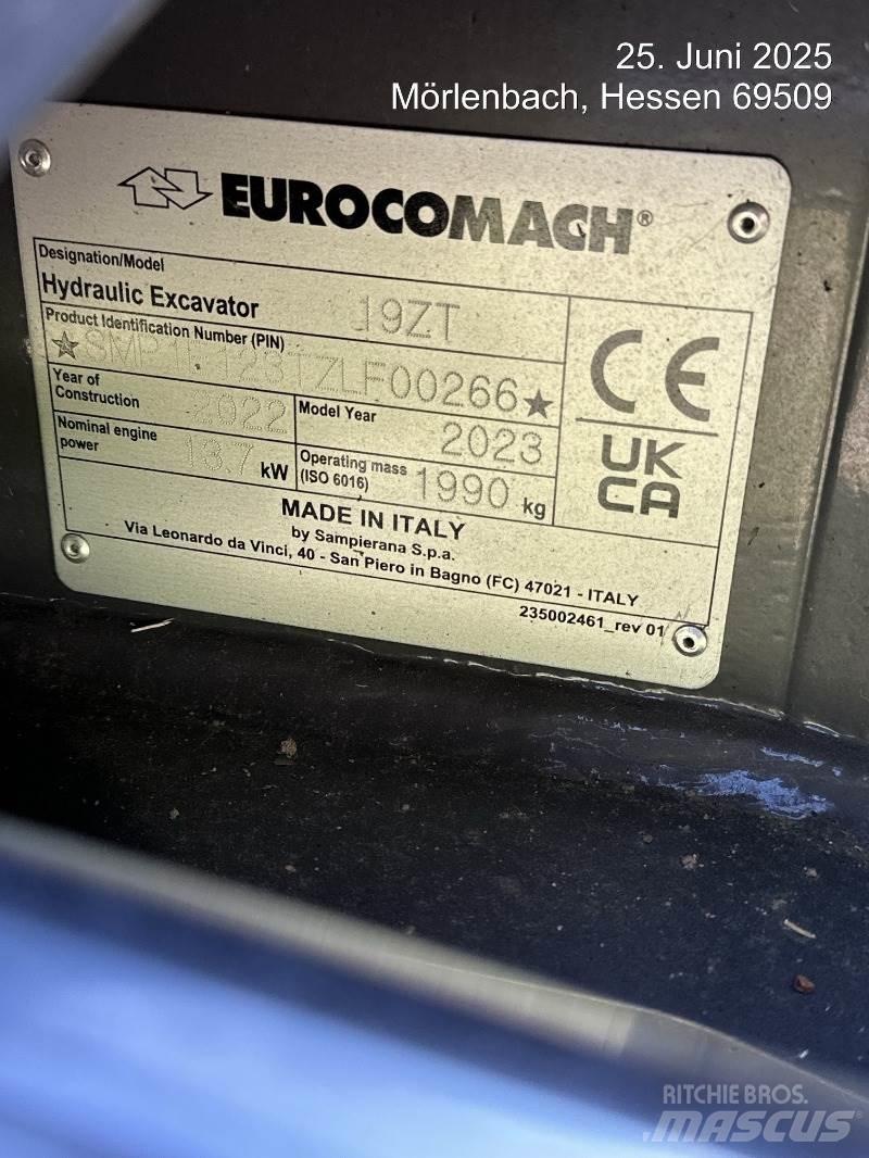 Eurocomach 19ZT Mini Excavators <7t (Mini Diggers)